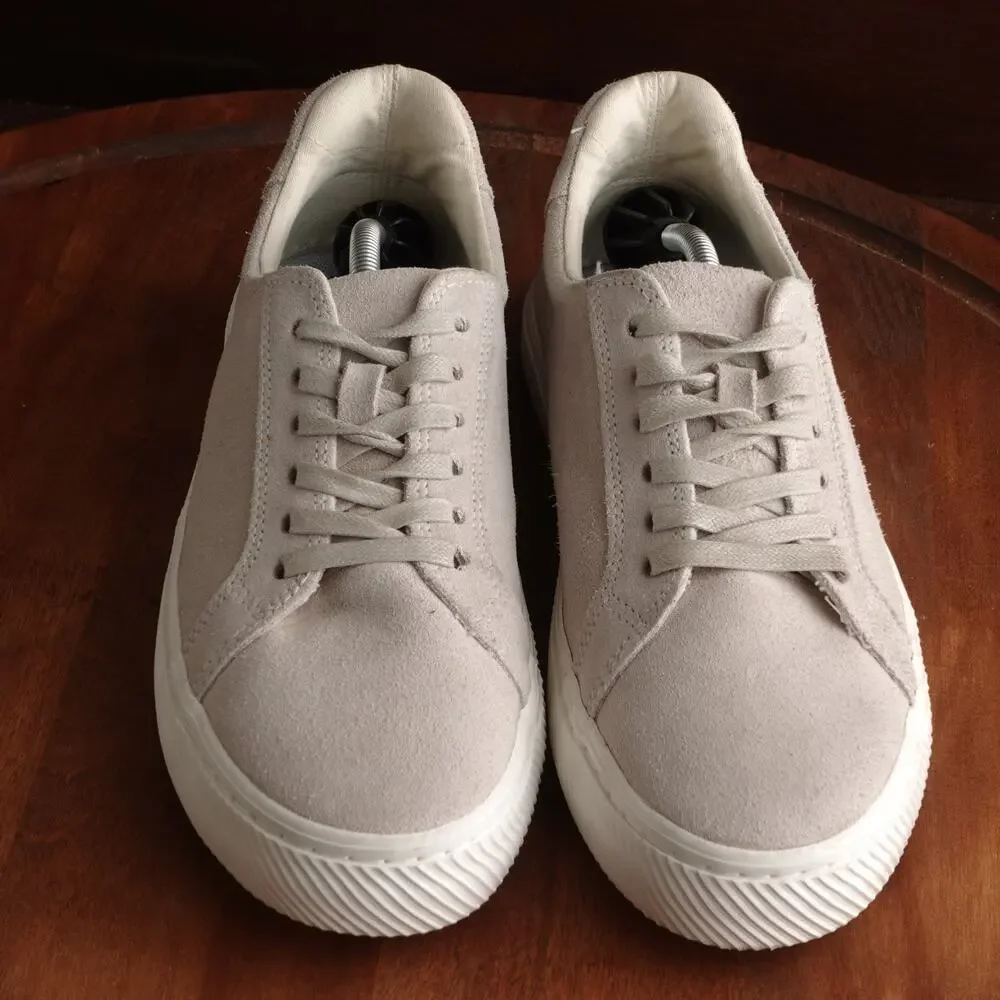 Quince Beige Suede Sneakers - Picture 3 of 15